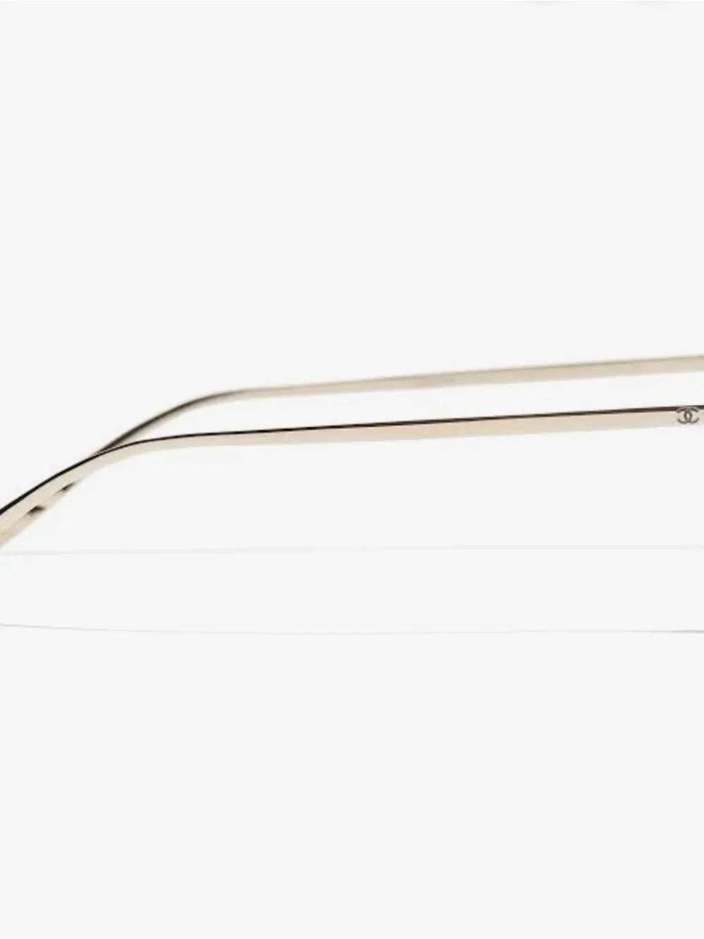 CHANEL - Interlocking CC Logo Oversize Sunglasses in Black/Gold Style #4251-J